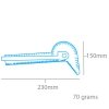 Modelcraft PGA5001 5 in 1 Angle Tool & Gauge (100mm)